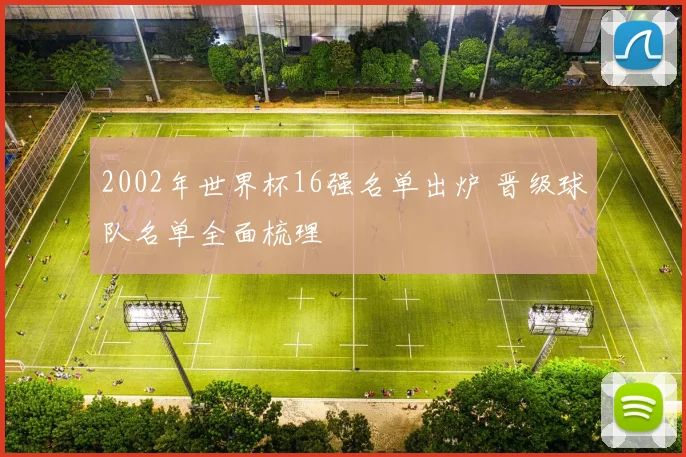 2002年世界杯16强名单出炉 晋级球队名单全面梳理