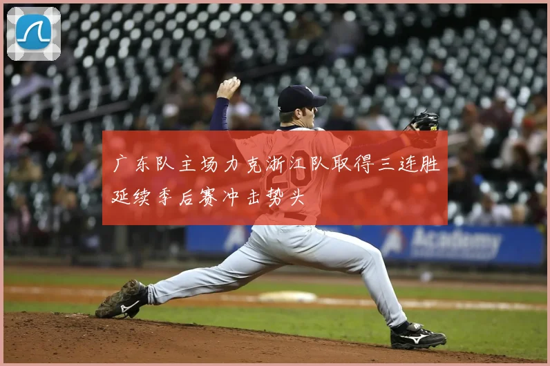 广东队主场力克浙江队取得三连胜延续季后赛冲击势头