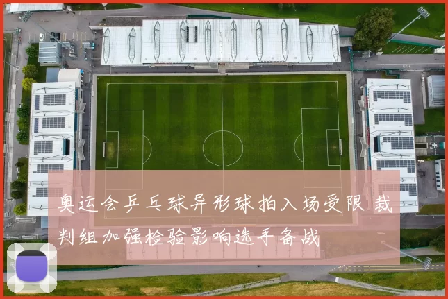 奥运会乒乓球异形球拍入场受限 裁判组加强检验影响选手备战